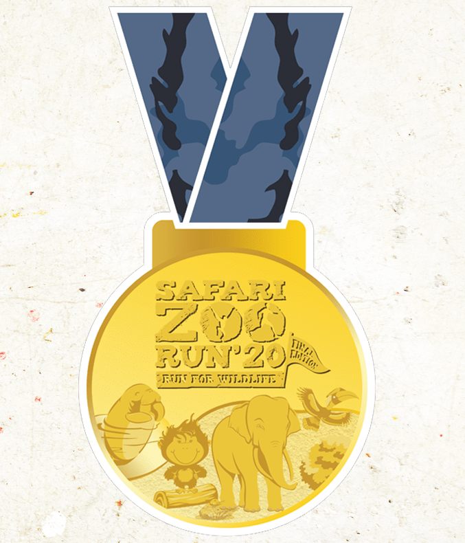 Safari Zoo Run 2020 Singapore Medal