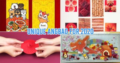 Unique red packets Singapore Chinese New Year 2020