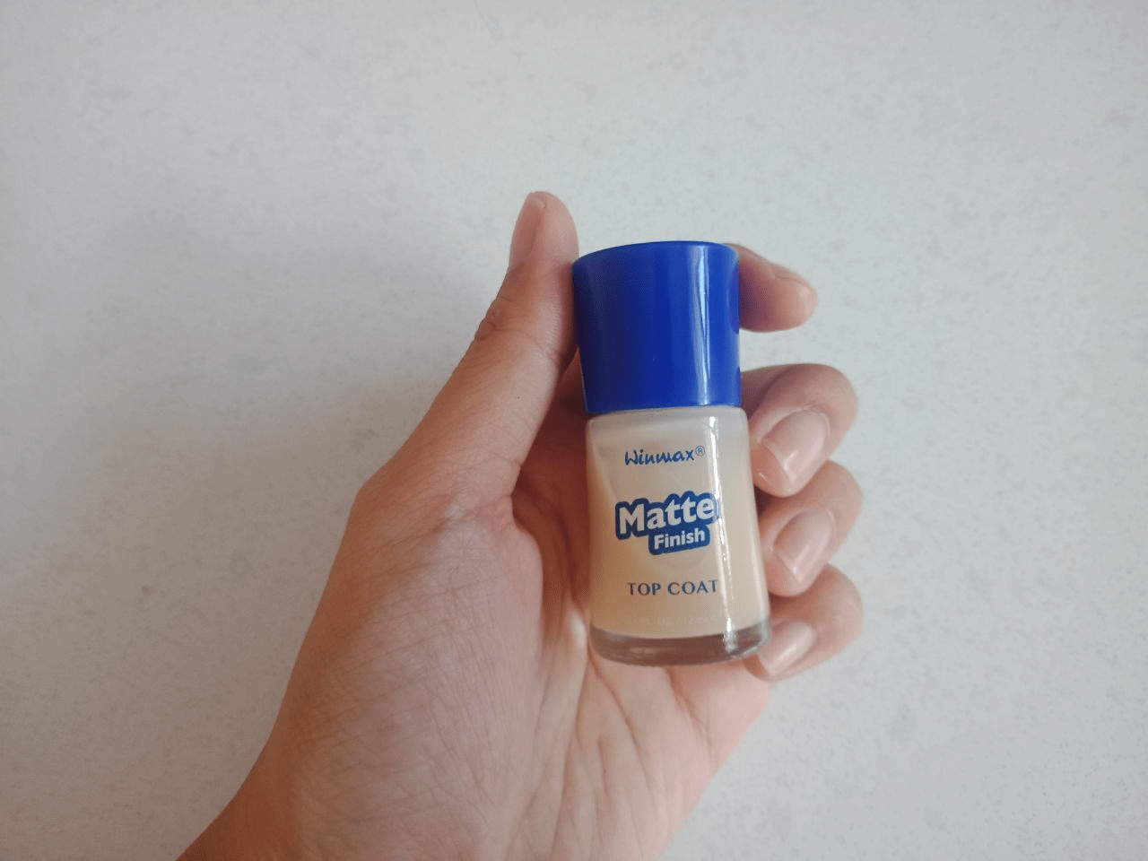 Matte nail polish topcoat Daiso Singapore