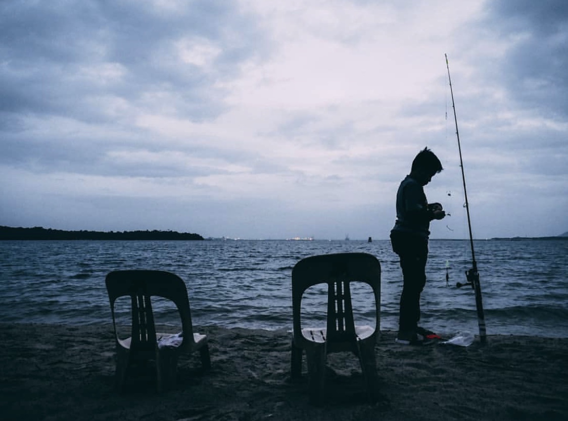 Changi Beach Park fishing