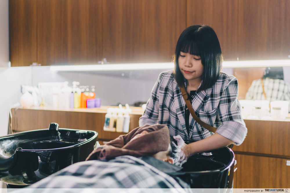 Hair Salon Tokyo Michaela Singapore Perm Treatment Washing