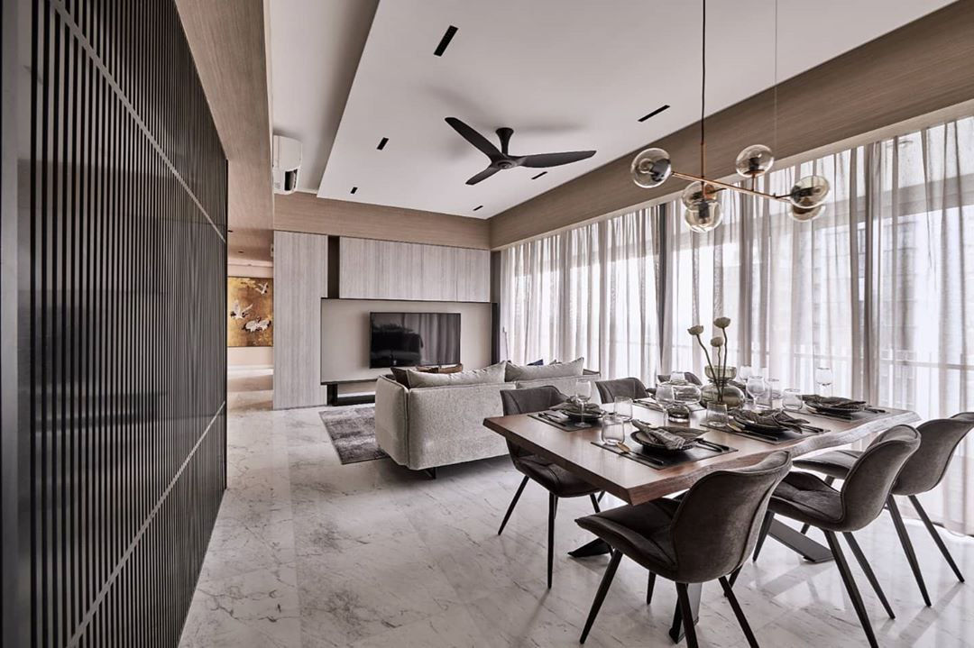 Porcelain flooring is a good alternative to expensive marble when making HDB renovation decisions