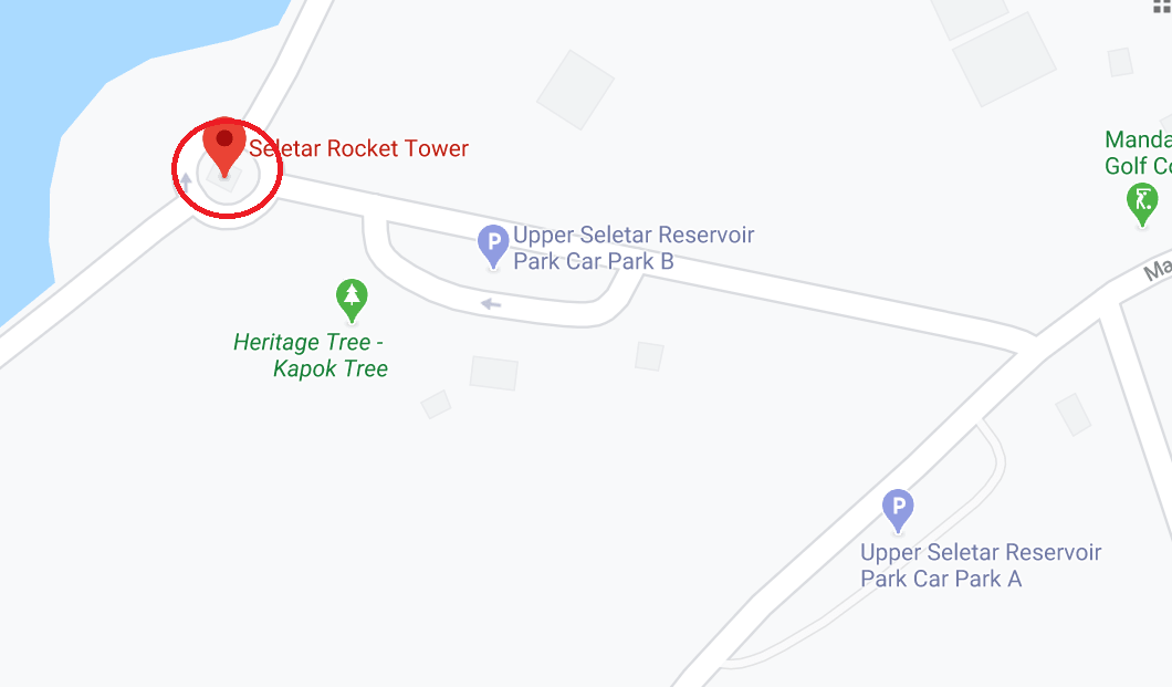 Seletar Rocket Tower Map