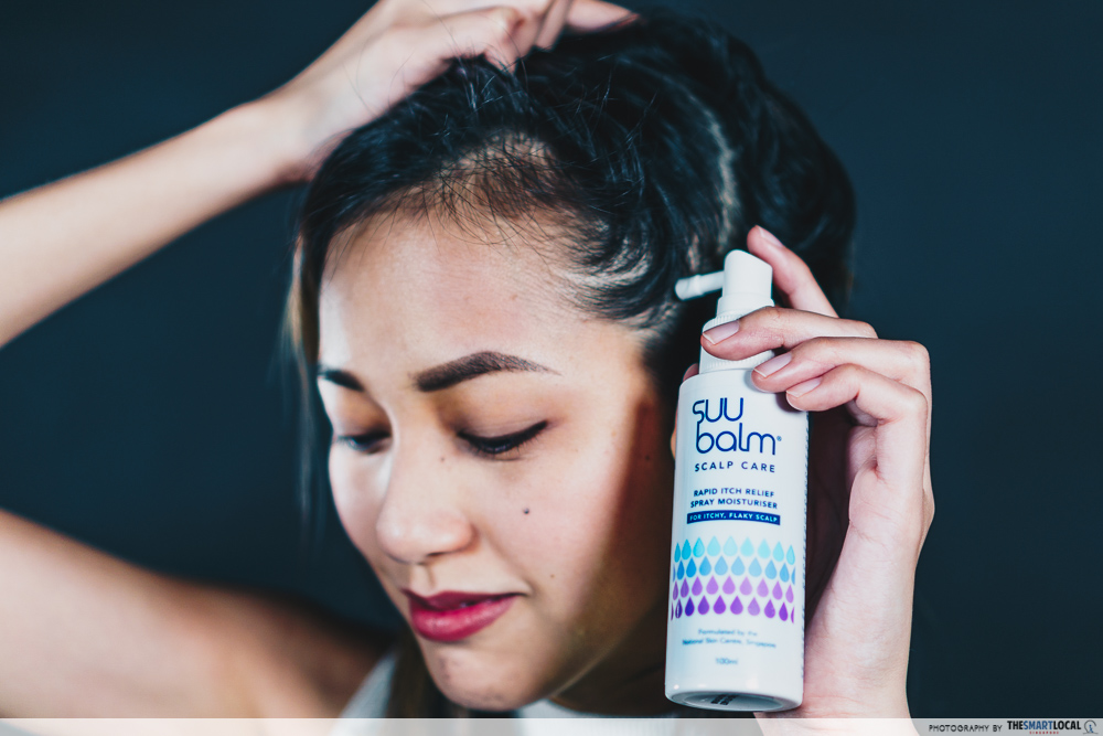 how to use suu balm scalp care