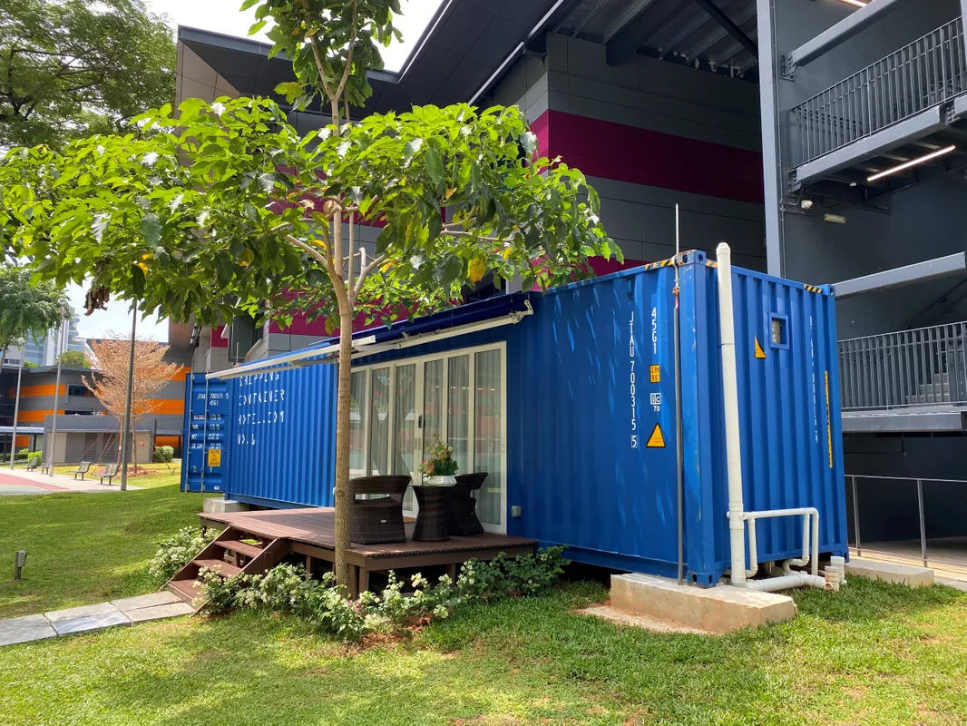 shipping container hotel