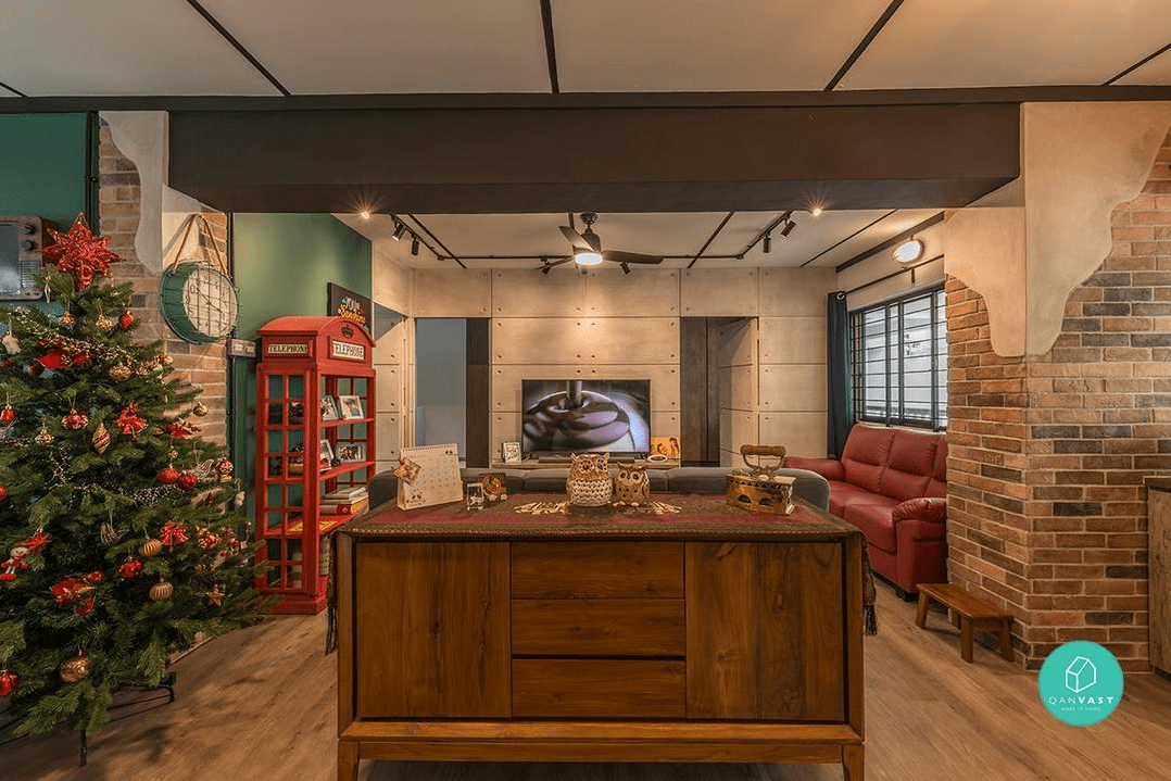 HDB renovation idea for Friends-themed living room
