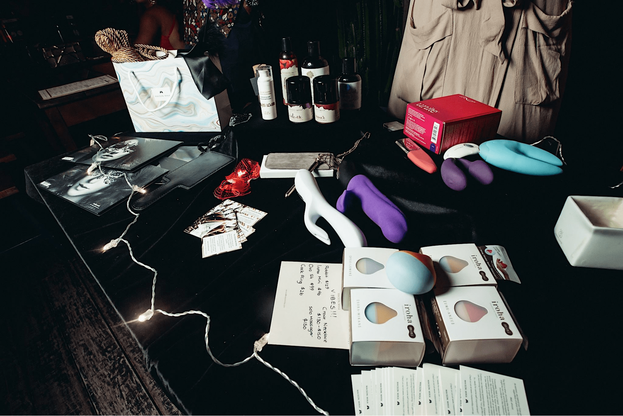 The Hedonist pop-up store