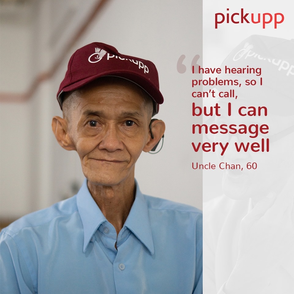 pickupp.io delivery staff with hearing impairment