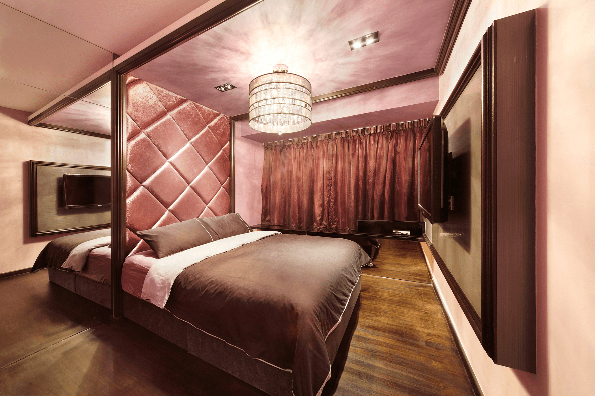 Club-themed bedroom