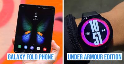 Samsung Galaxy Fold and Galaxy Watch Active2