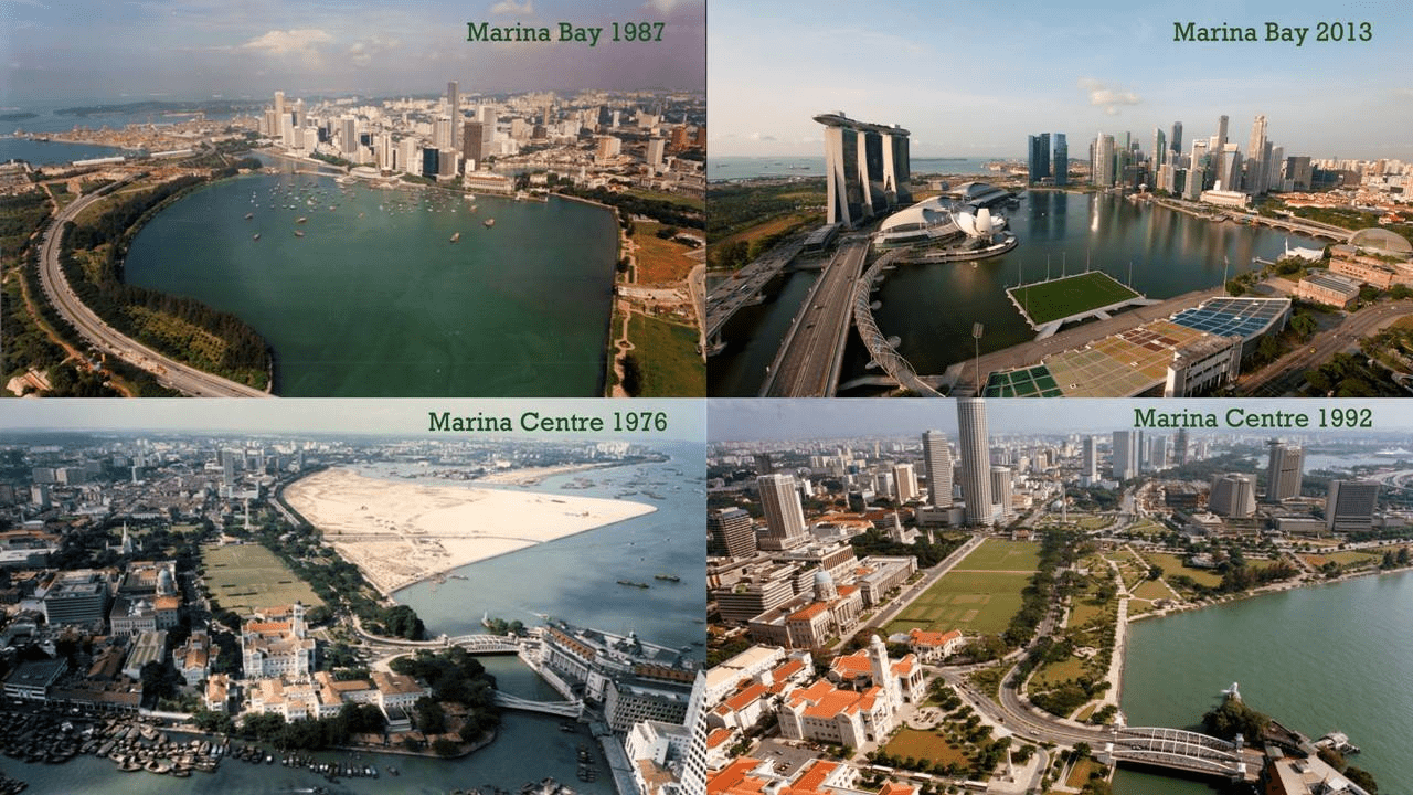 Old Marina Bay Landmarks