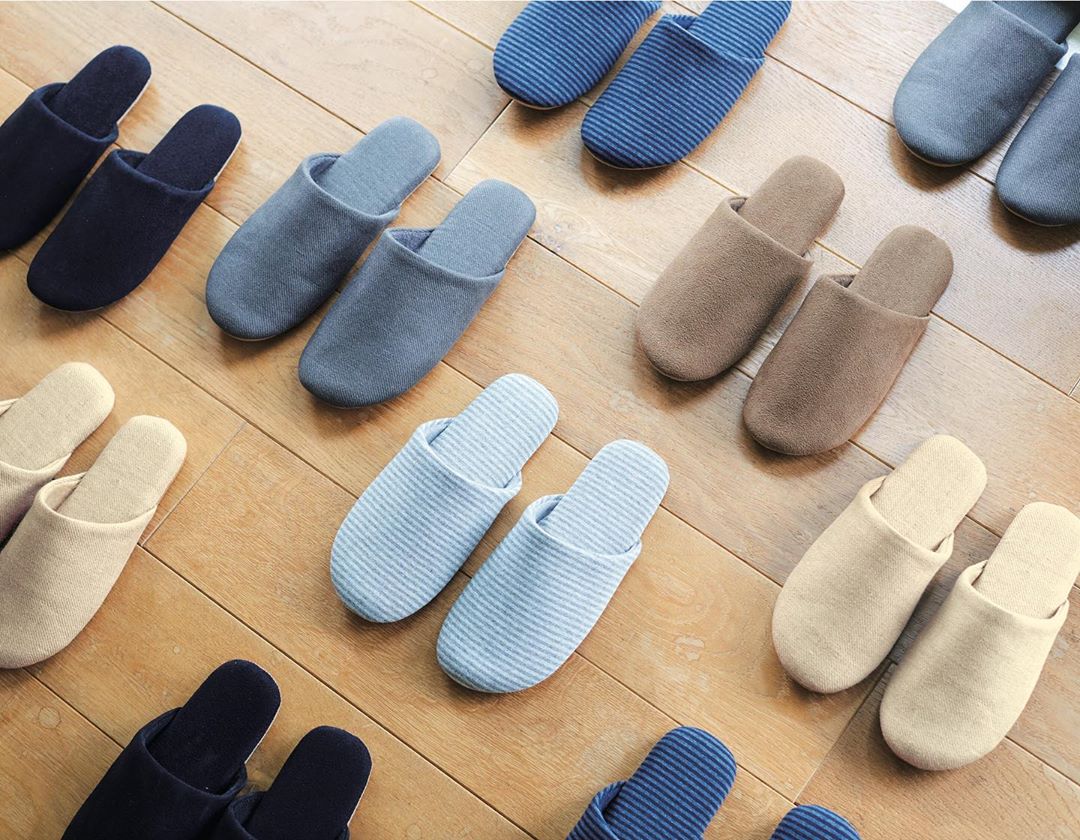 Muji items: slippers