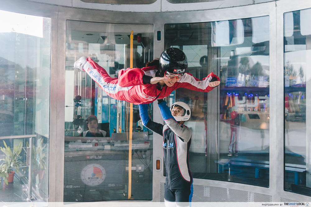 Unique things to do - sky diving Singapore
