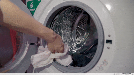washing machine - Bacteria on household items