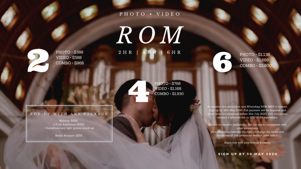 Kint Weddings Is Offering PreWedding & ROM Photography From Just 188
