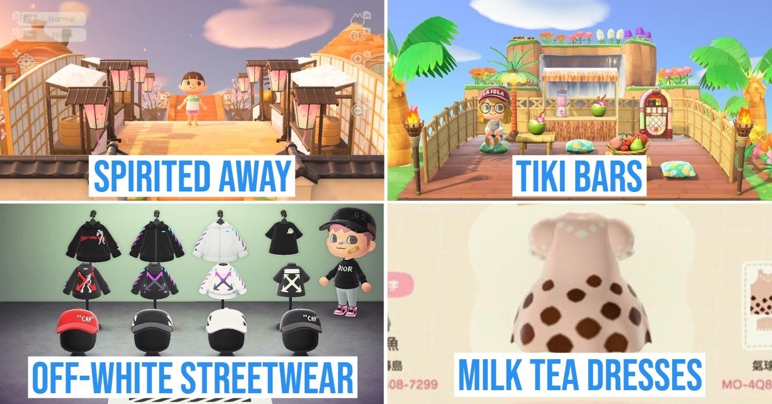 Animal Crossing Design IDs & Creator Codes For Island & Clothes Inspo