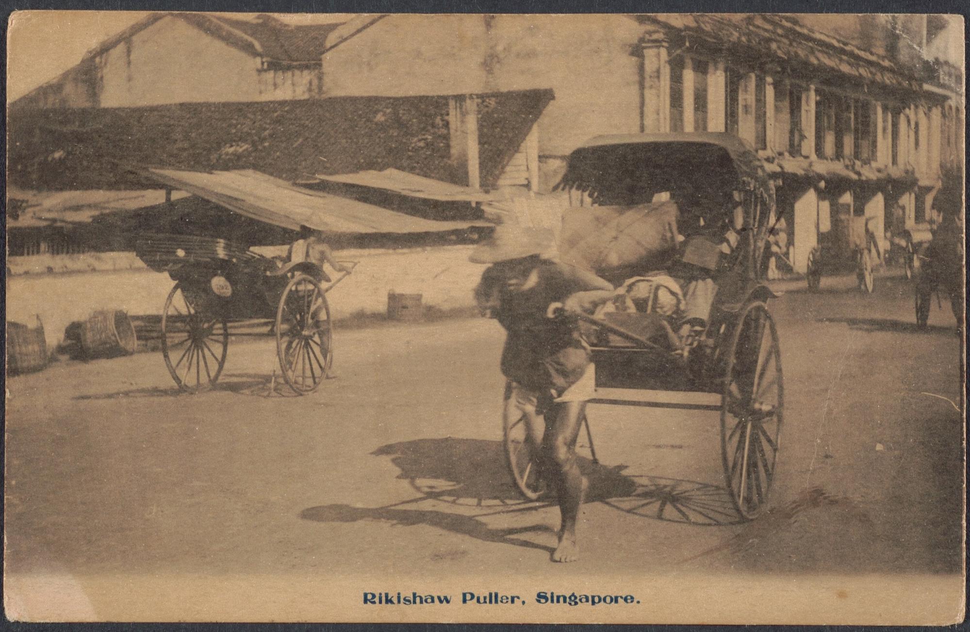 rickshaw puller singapore
