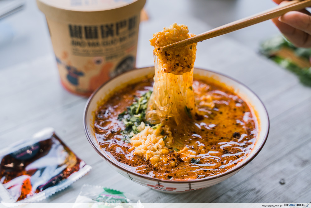 Hai Chi Jia Review - Jiao Ma Guo Ba Fen rice cracker noodles