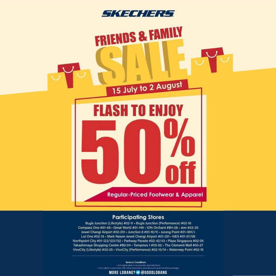 skechers sale 2020 - flash this image to enjoy 50% off.