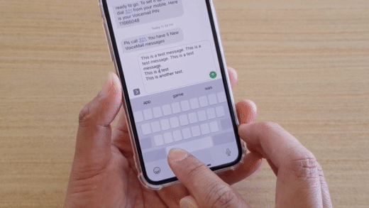 Apple iPhone Hacks - Press And Hold Space Bar