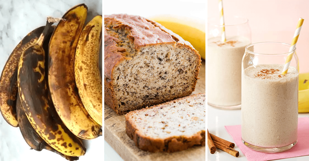 Food Grocery Hacks - Overripe Banana Bread Smoothie