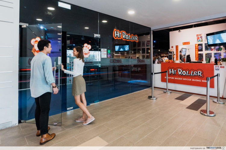 HiRoller Singapore’s Largest Indoor Skating Rink With Disco Lights