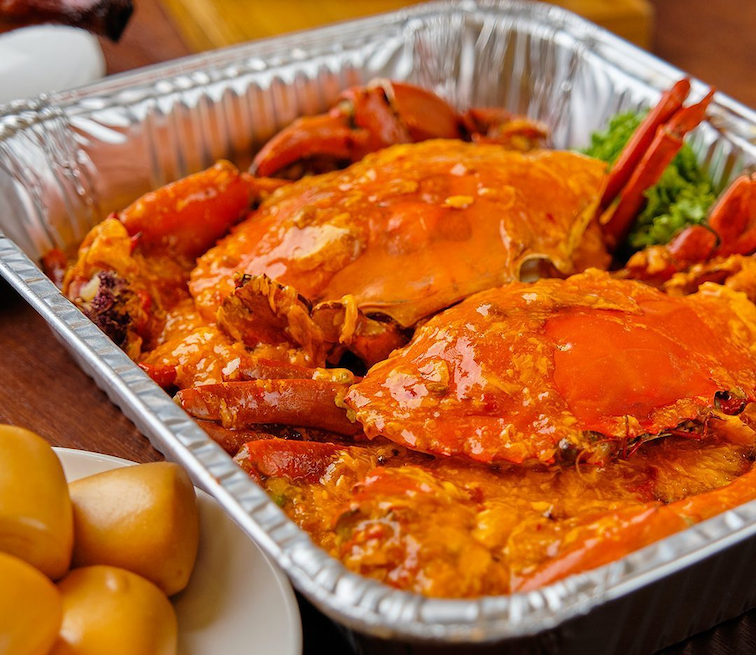 august 2020 deals - get 1-for-1 chilli crab at peach garden restaurants.