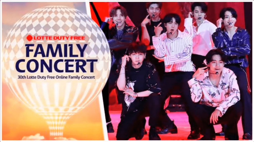 Lotte Duty Free Online Family Concert Free Kpop Performances