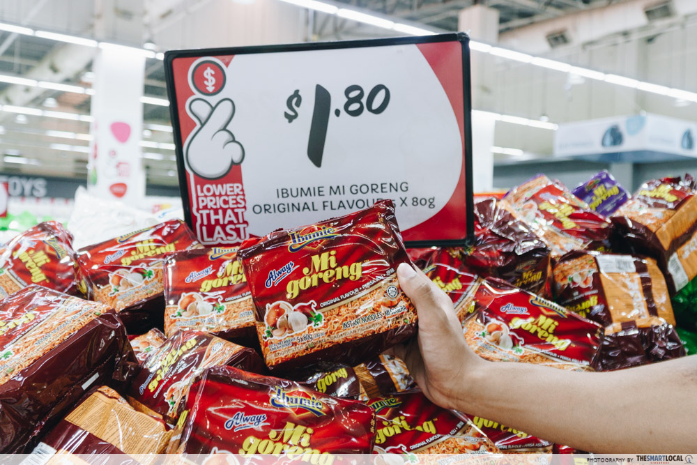 ibumie mi goreng, lower prices that last at giant