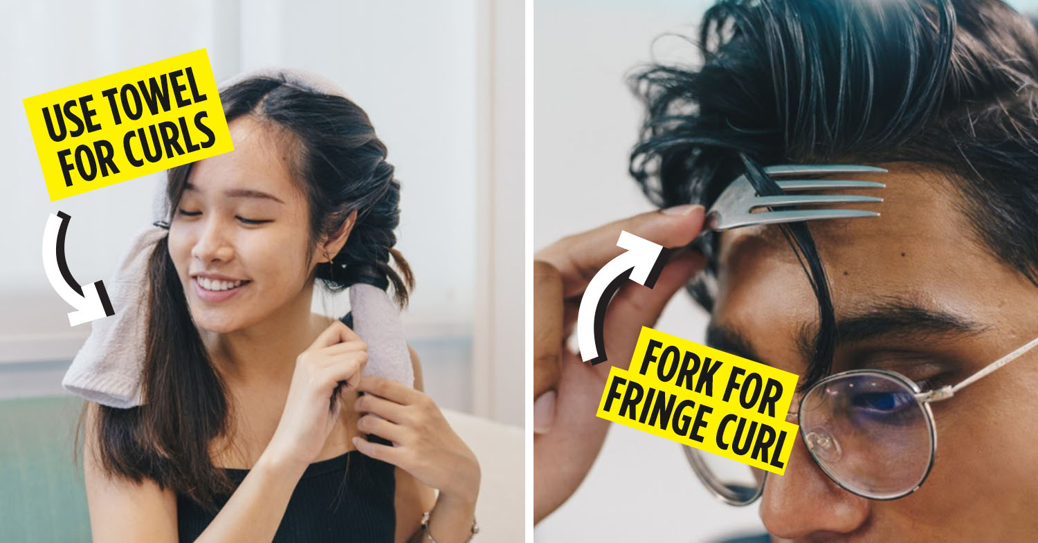 8 Hairstyle Tips For Men & Women Using Household Items
