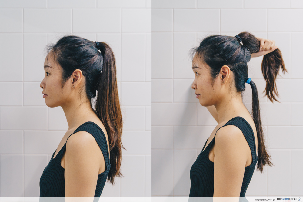 two ponytail trick