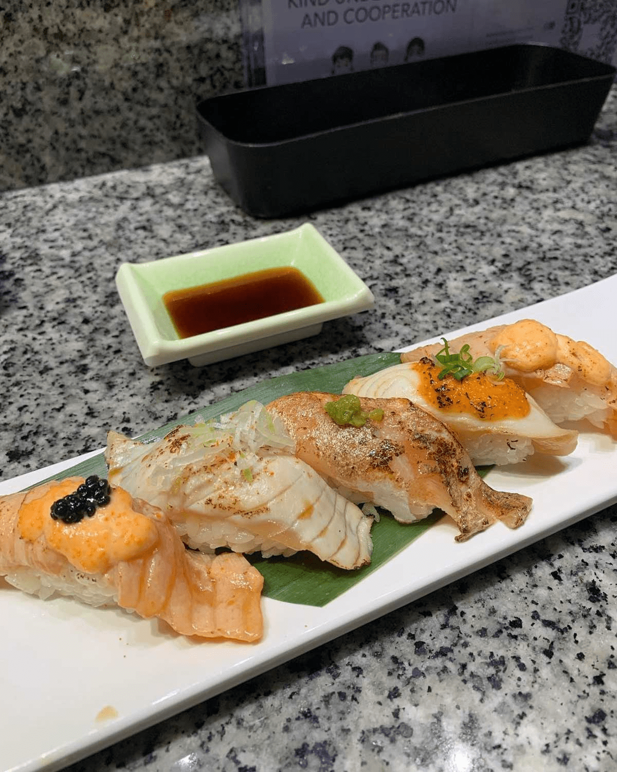 1-for-1 Aburi Salmon & Bincho Tuna Sushi Platter at Itacho Sushi