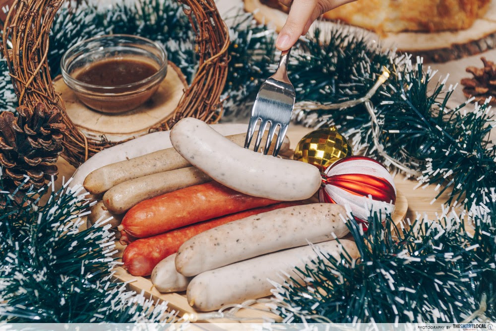 cold storage's christmas feasts - sausage platter
