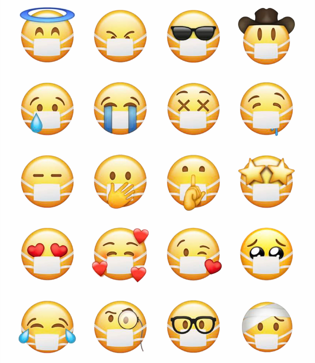 corona emojis