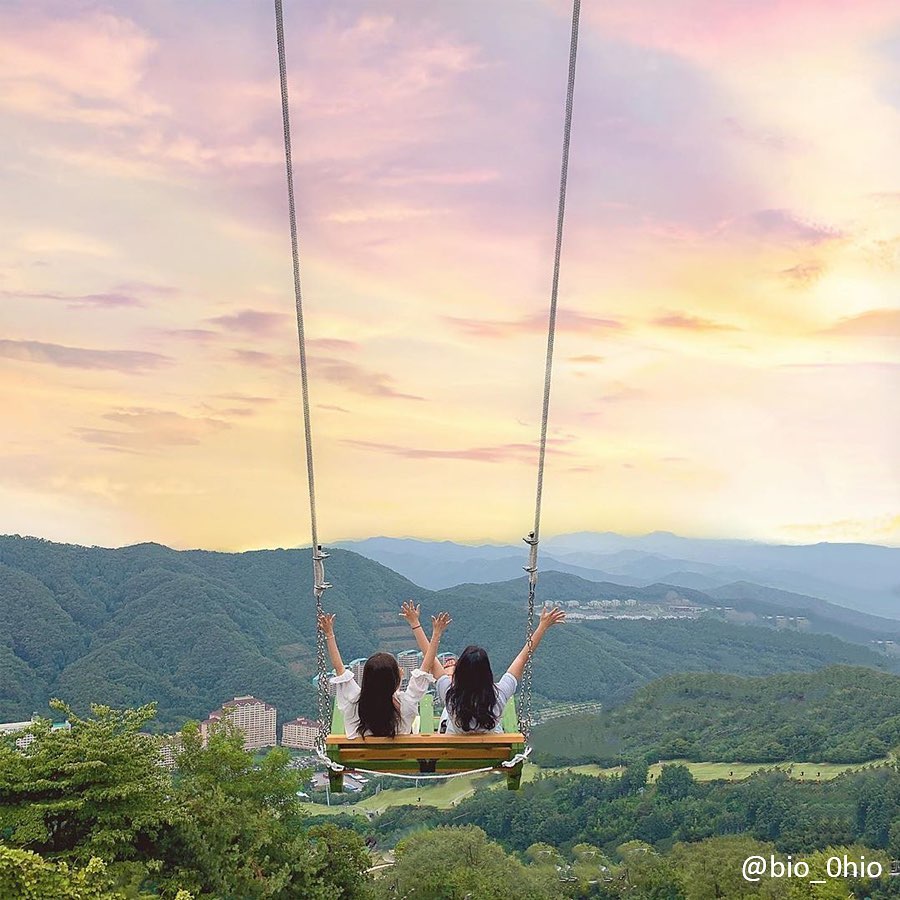 Things to do in Korea - Sky Swing, Vivaldi Park