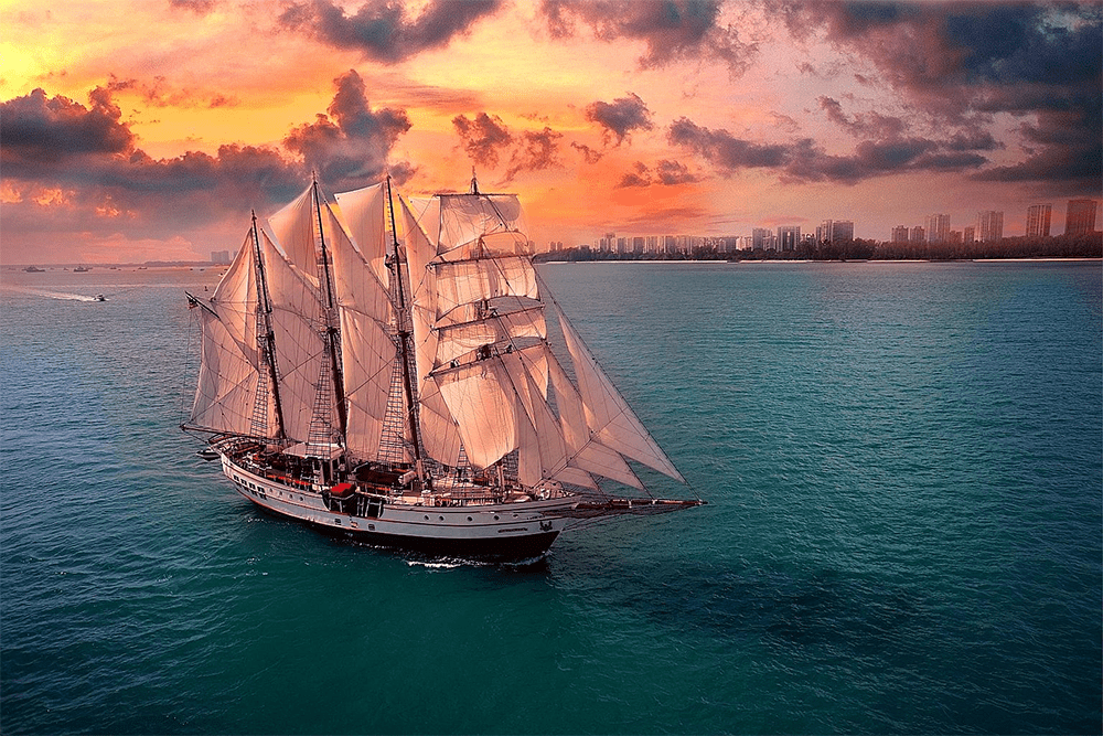 Royal Albatross Cruise - Singapore Sunset