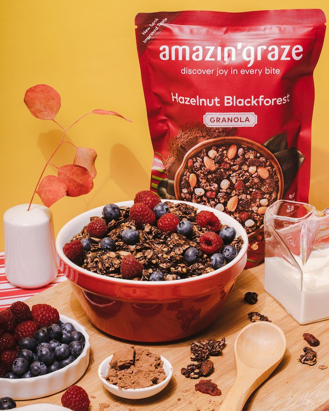 secret santa christmas gifts for colleagues - healthy snack pack from amazin' graze