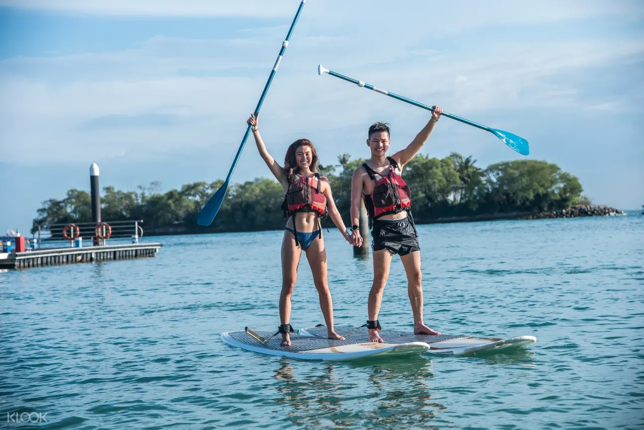 beach paddleboarding singaporediscovers vouchers itinerary