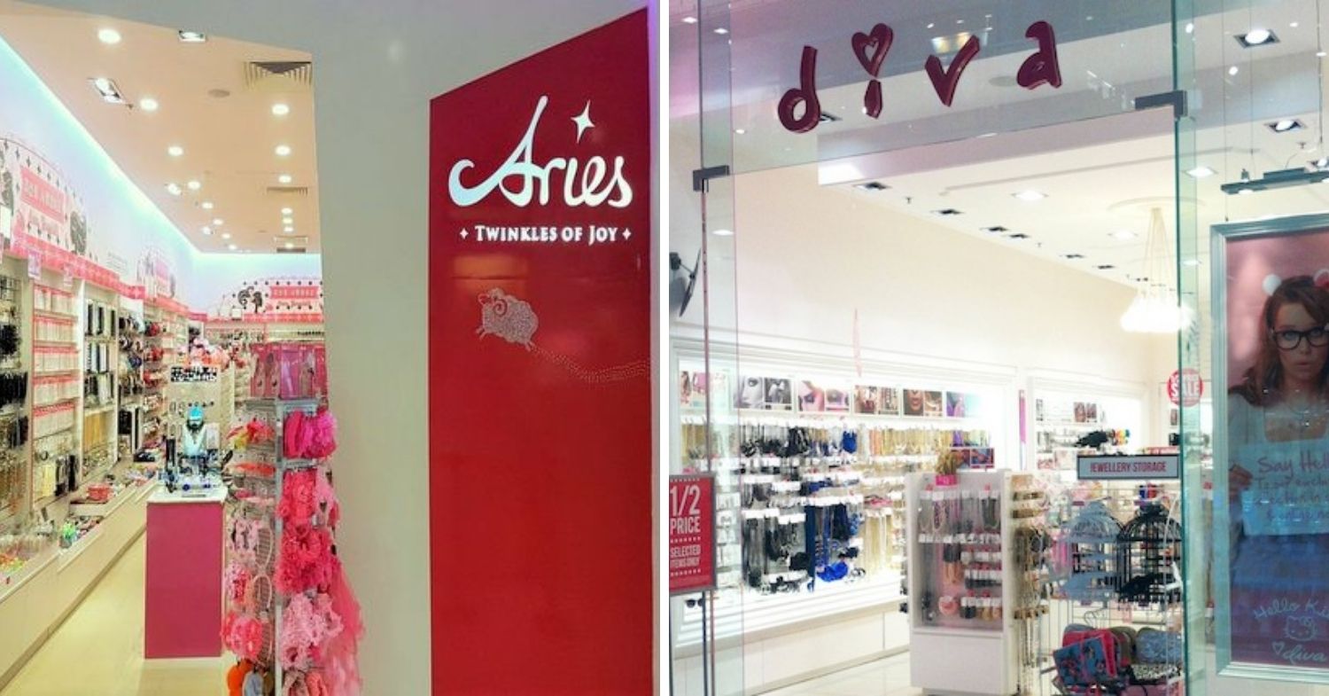 Aries and Diva - shops 90s kids loved