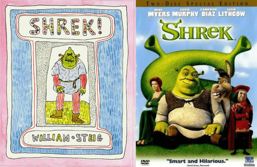 Shrek Book vs Movie