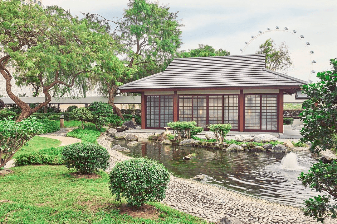 Keyaki Garden pavilion - hidden gardens singapore