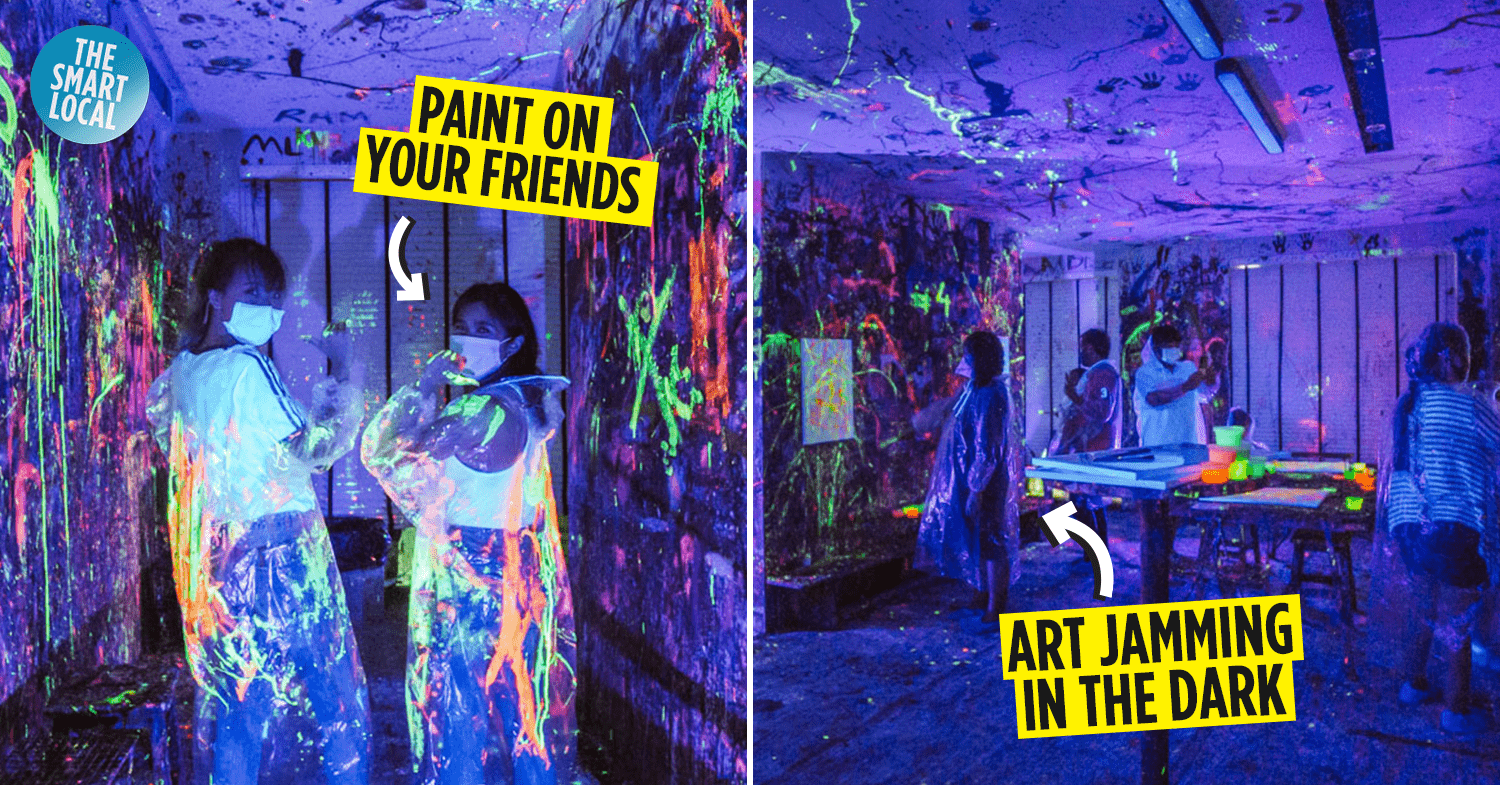 neon paint party ideas