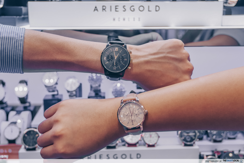 Aries Gold Watch