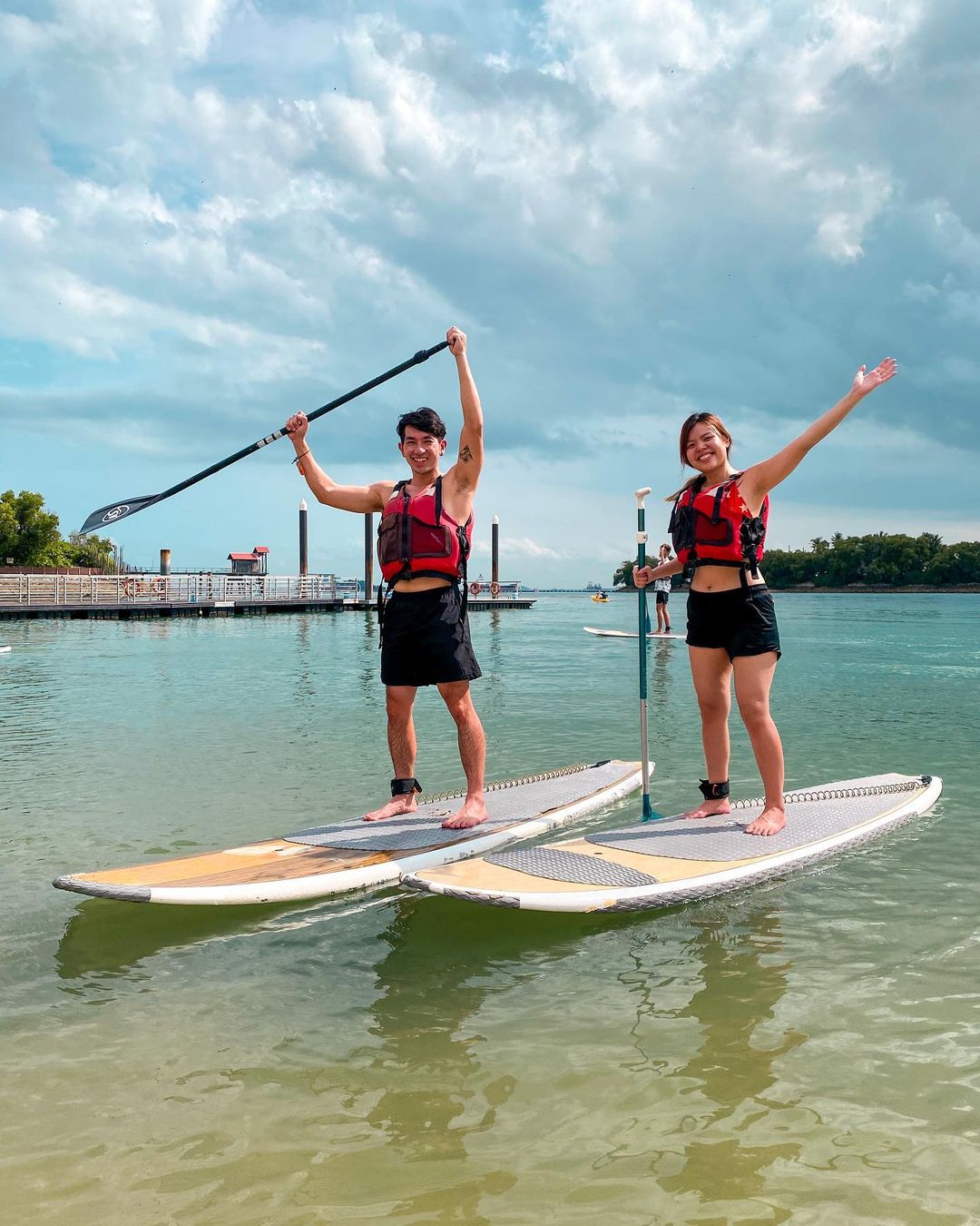 Ola Beach Club - stand-up paddling