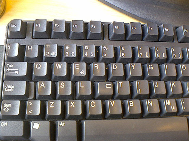 Keyboard scrabble