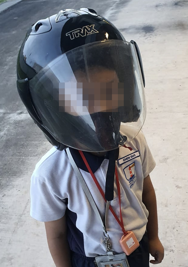 wholesome things singapore 2021 - lost kid - motorbike ride