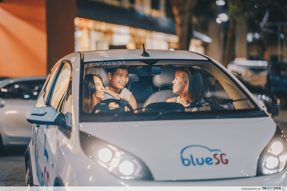 BlueSg electric car sharing