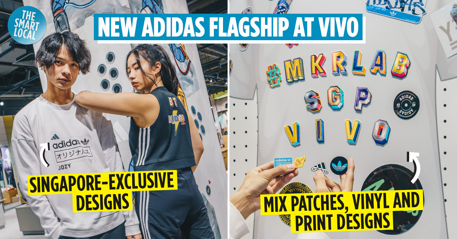You Can Customise Your Adidas Clothes For The First Time In The VivoCity Flagship