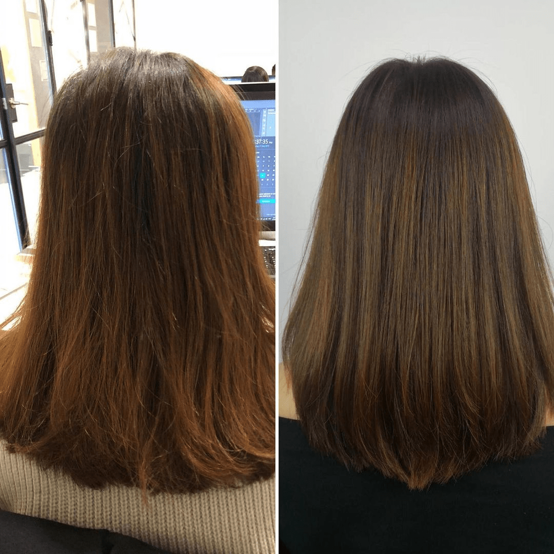Hair Treatment Before and After