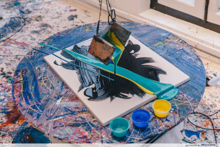 Motion Art Space Is A New Studio With Pendulum Painting Where You Can